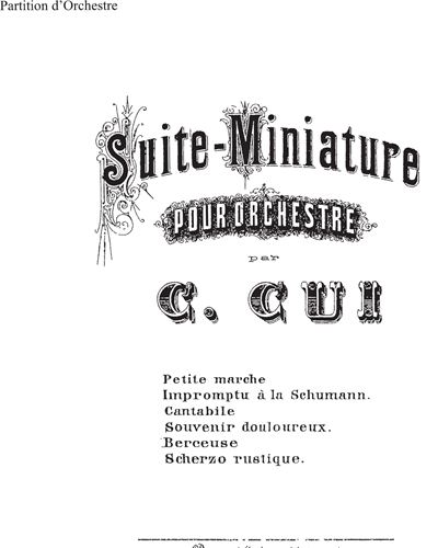 Suite Miniature, op. 20 — 居伊