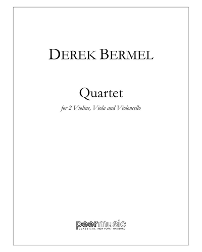 Quartet — Derek Bermel