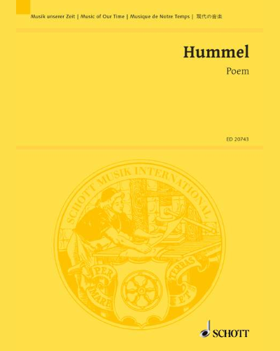 Poem — Bertold Hummel
