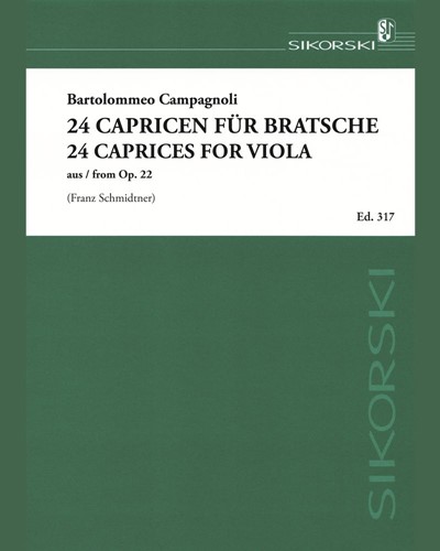 24 Capriccios — Bartolomeo Campagnoli