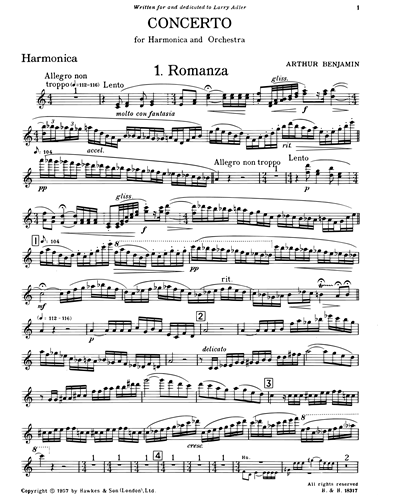 Harmonica Concerto — 阿瑟·本杰明