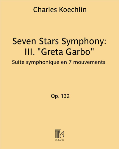 Seven Stars Symphony: III. 'Greta Garbo' — 夏尔·凯什兰