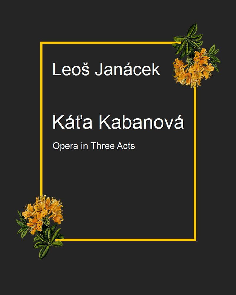Káťa Kabanová — 亚纳切克
