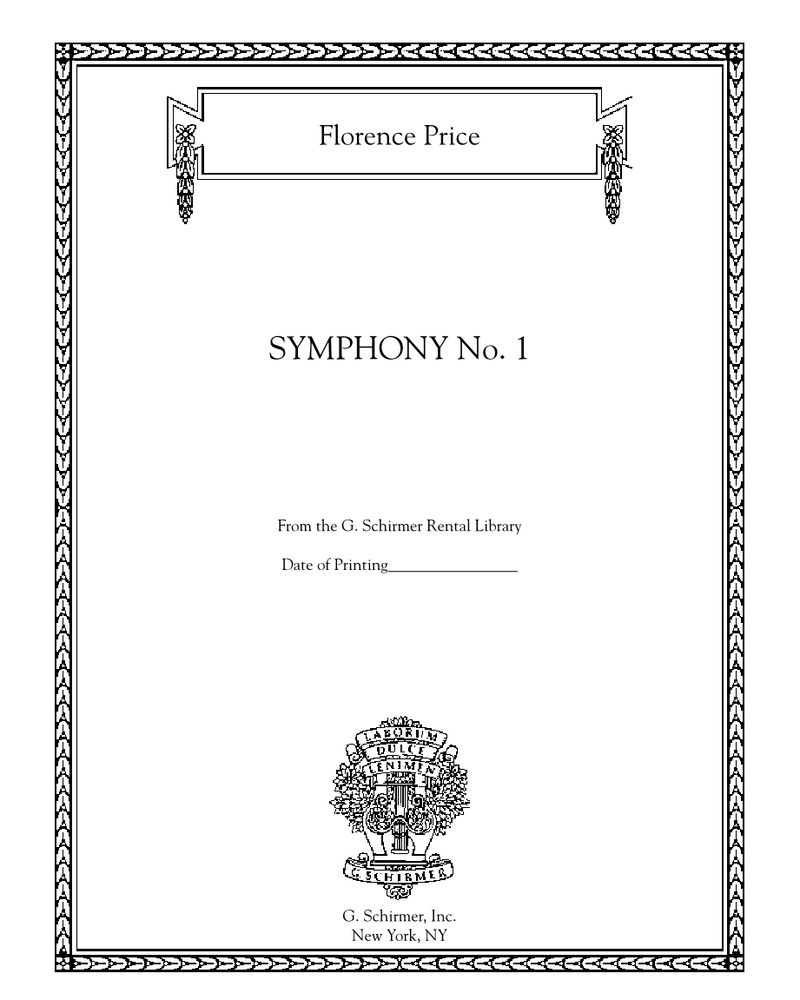 Symphony No. 1 in E minor — Florence Price