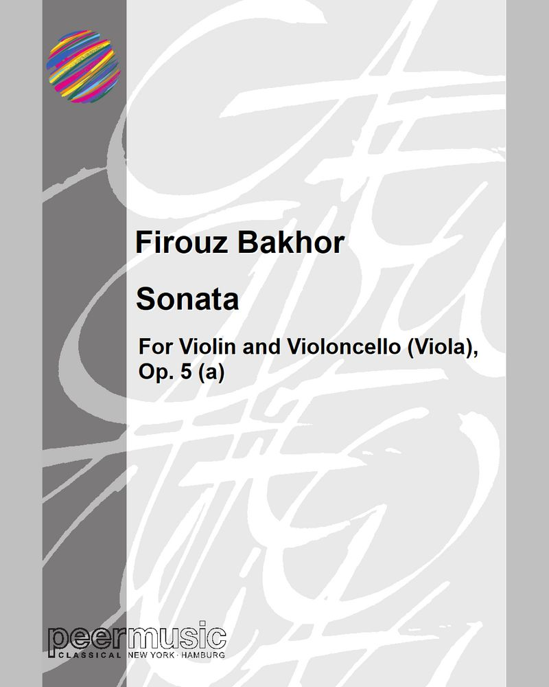 Sonata, op. 5 — Firouz Bakhor