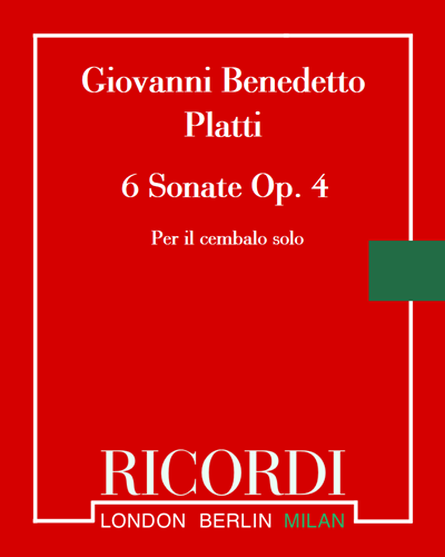 6 Sonate Op. 4 — Giovanni Benedetto Platti
