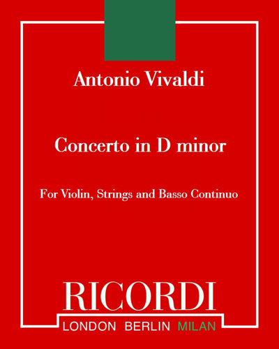 Concerto in D minor — Antonio Vivaldi