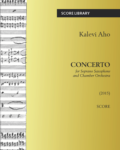 Concerto for Soprano Saxophone and Chamber Orchestra — Kalevi Aho