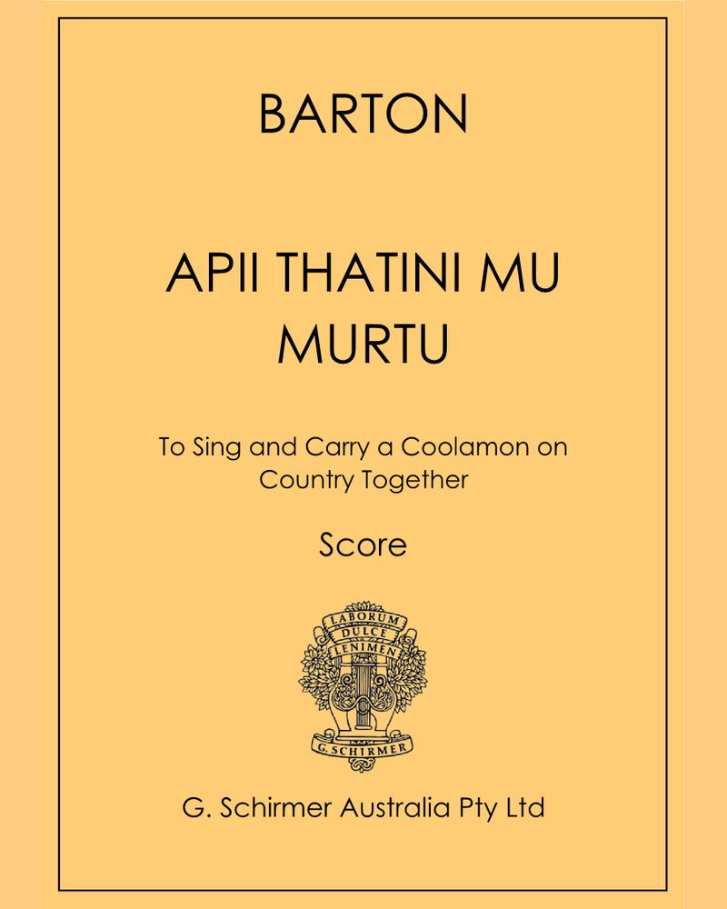 Apii Thatini Mu Murtu — William Barton