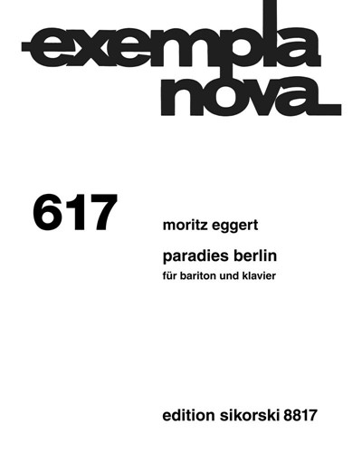 Paradies Berlin — Moritz Eggert