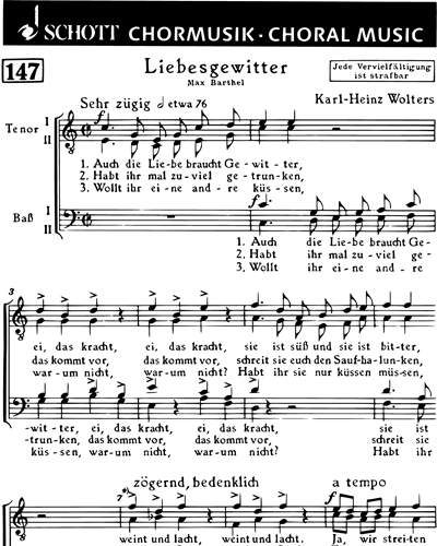 Liebesgewitter — Karl-Heinz Wolters