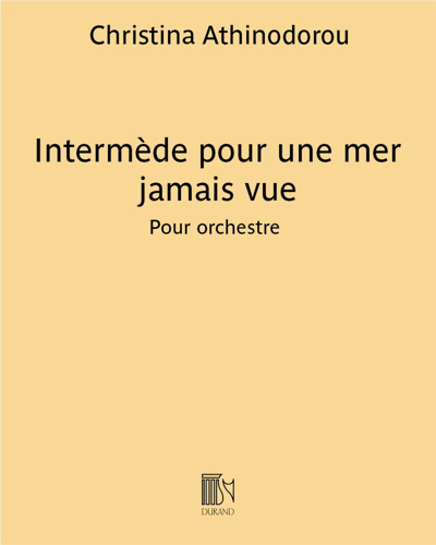 Intermède pour une mer jamais vue — Christina Athinodorou