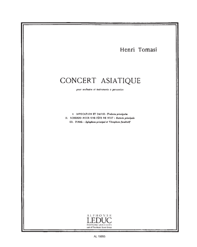 Concert asiatique — Henri Tomasi
