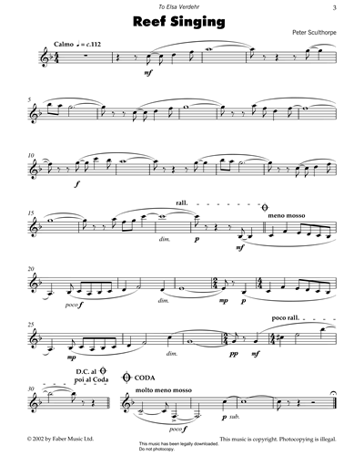 Reef Singing — Peter Sculthorpe