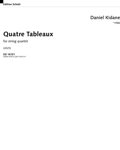 Quatre Tableaux — Daniel Kidane