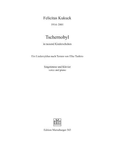 Tschernobyl in 1000 Kinderschuhen — Felicitas Kukuck