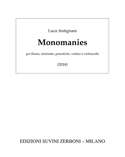 Monomanies — Luca Antignani