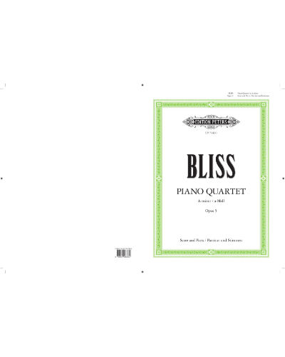 Quartet in A minor, Op.5 — Arthur Bliss
