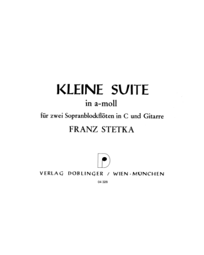 Little Suite in A minor — Franz Stetka