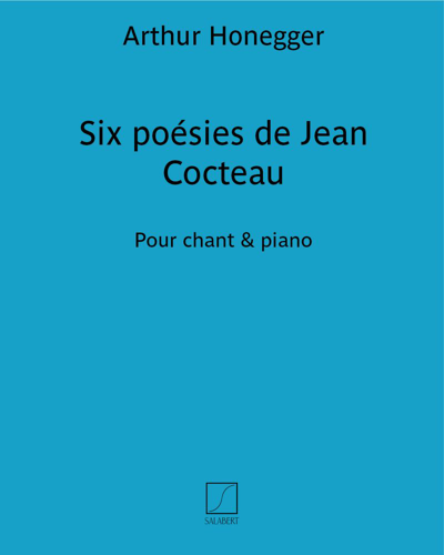 Six poésies de Jean Cocteau — 奥涅格