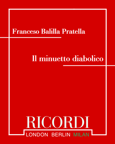 Il Minuetto Diabolico — Franceso Balilla Pratella