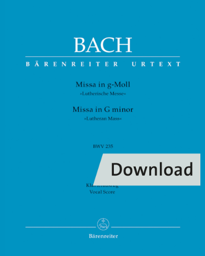 Mass in G minor BWV 235 — 巴赫