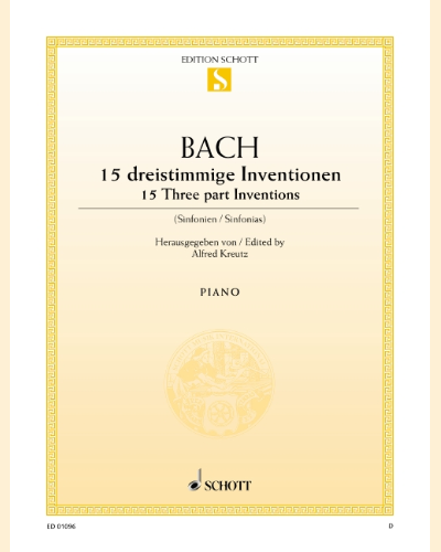 15 Three-Part Inventions — 巴赫