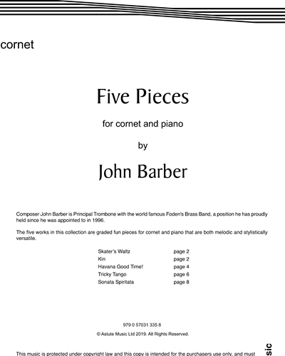 Five Pieces — John Barber