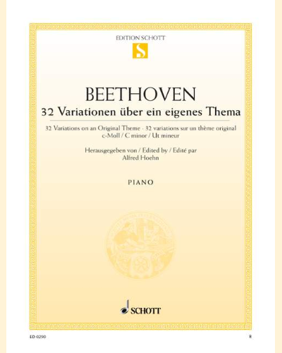 32 Variations on an Original Theme C minor — 贝多芬