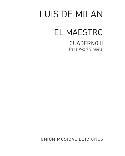 El maestro, Vol. 2 — Luis Milan