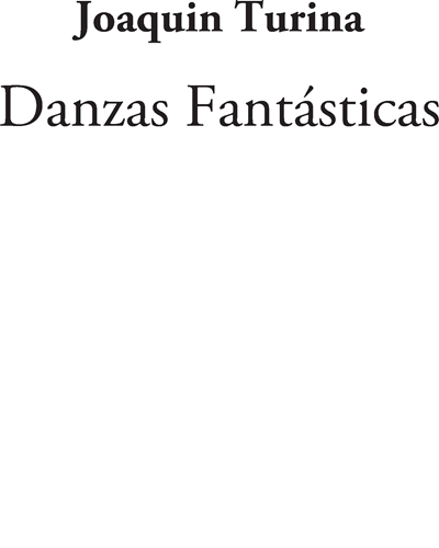 Danzas fantásticas, op. 22 — 图里纳