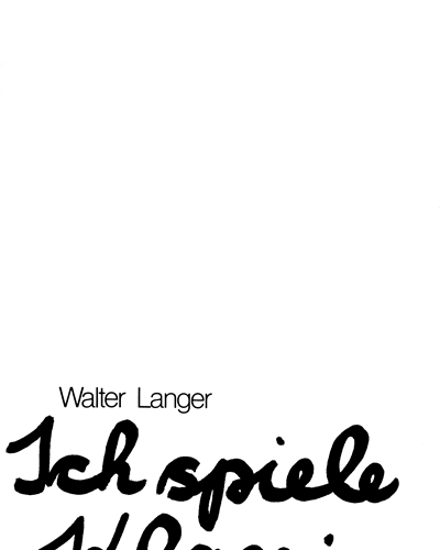 Ich spiele Klavier — Walter Langer