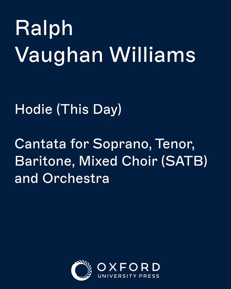 Hodie (This Day) — Ralph Vaughan Williams