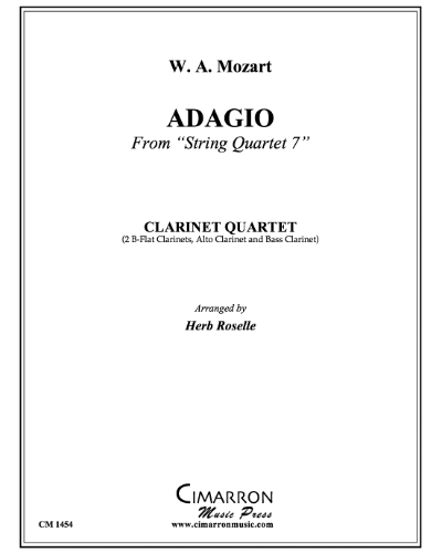 Adagio (from 'String Quartet No. 7') — 莫扎特