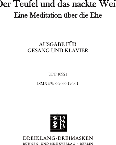 Der Teufel und das nackte Weib — Ralph Benatzky