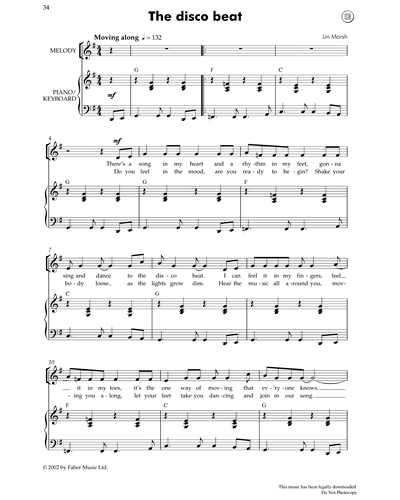 The Disco Beat (from Junior Songscape) — Lin Marsh