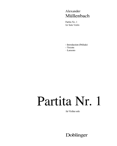 Partita No.1 — Alexander Müllenbach