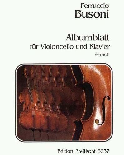 Albumblatt in E minor, BV 272 — Ferruccio Busoni