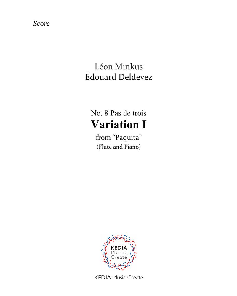 "Paquita" No.8 Pas de trois, Variation I — Édouard Deldevez