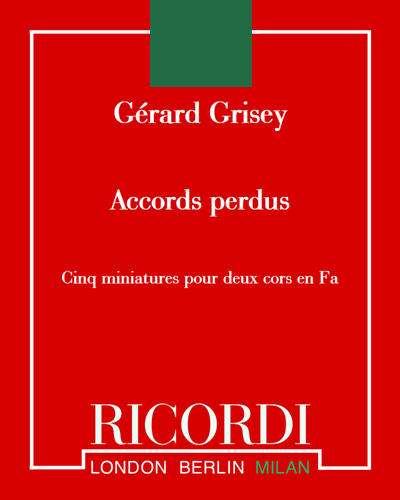 Accords perdus — 格里塞