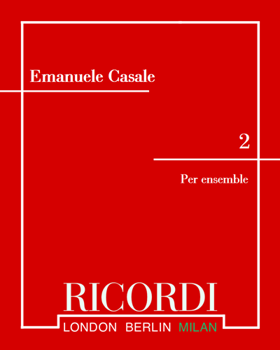 Two Pieces for Ensemble — Emanuele Casale