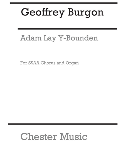 Adam lay y-bounden — Geoffrey Burgon