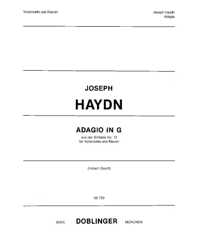 Adagio in G major, Hob. I:13 — Joseph Haydn