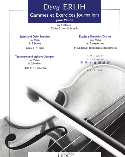 Scales and Daily Exercises for Violin Book 2 — Devy Erlih