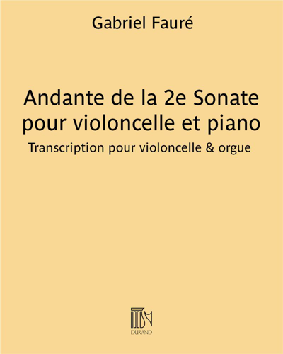 Andante (from 'Cello Sonata No. 2') — 福雷