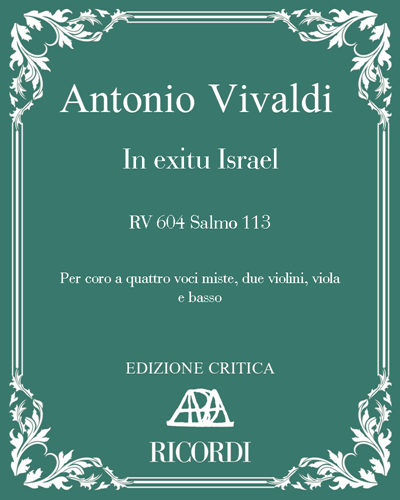 In exitu Israel, RV 604 (Psalm 113) — Antonio Vivaldi
