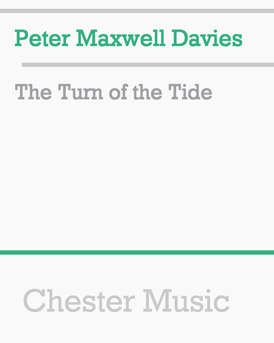 The Turn of the Tide — 马克斯韦尔·戴维斯