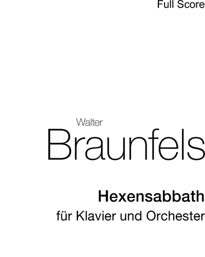 Hexensabbath, op. 8 — Walter Braunfels