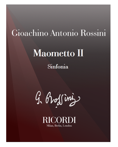 Maometto II - Sinfonia — Gioachino Rossini
