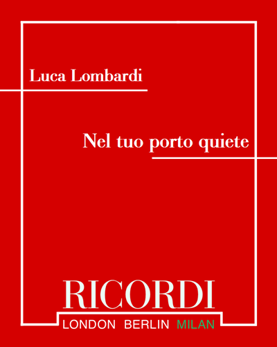 Nel tuo porto quiete — Luca Lombardi